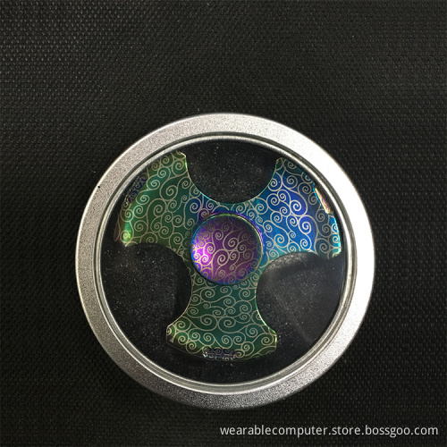 Wholesale Removable Cool Aluminum Novelty Gyroscope Fingertips Spiral Metal Hand Spinner Gyro
